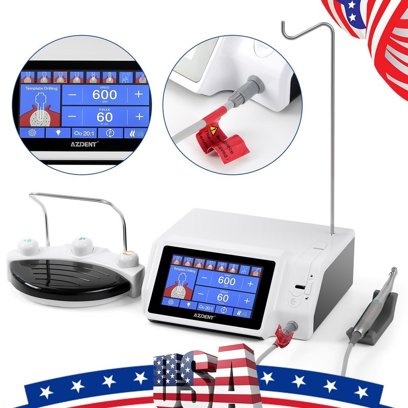 AZDENT Dental Implant Motor Surgical System LED Touch /Medical Suction System gallery