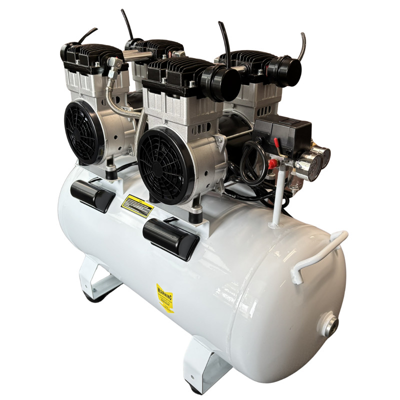 SMTmax SL-240 Dental Air Compressor 3HP Oil-Free 18Gal 220V Quiet gallery