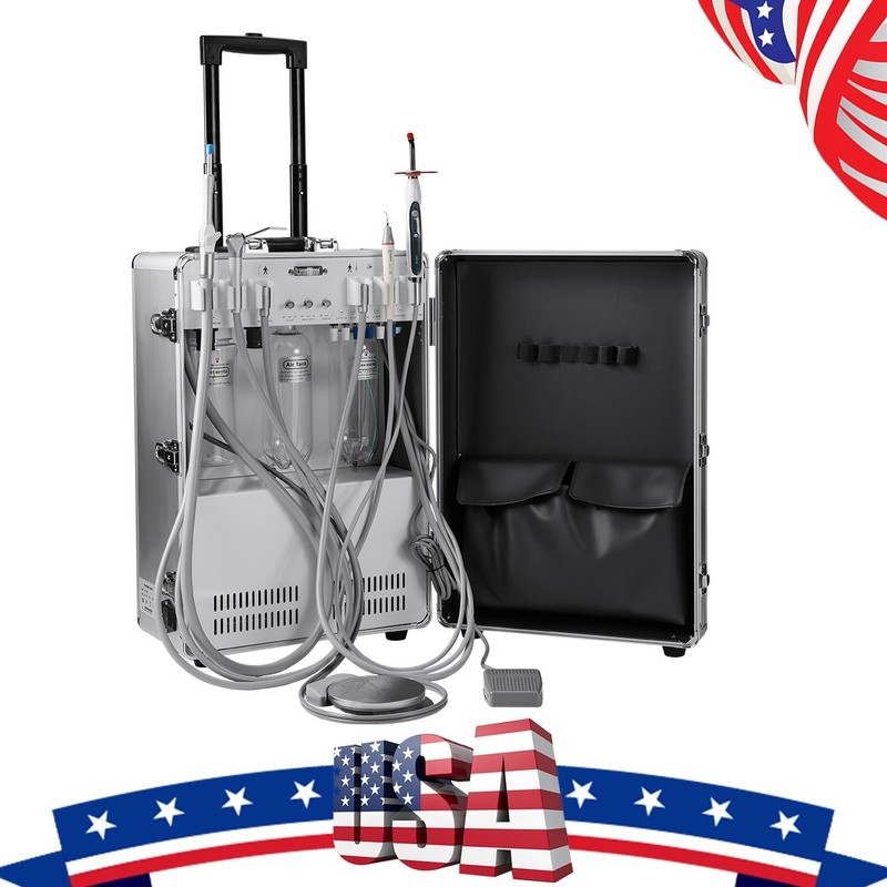 Portable Dental Delivery Unit Air Compressor Strong suction for dear friend gallery