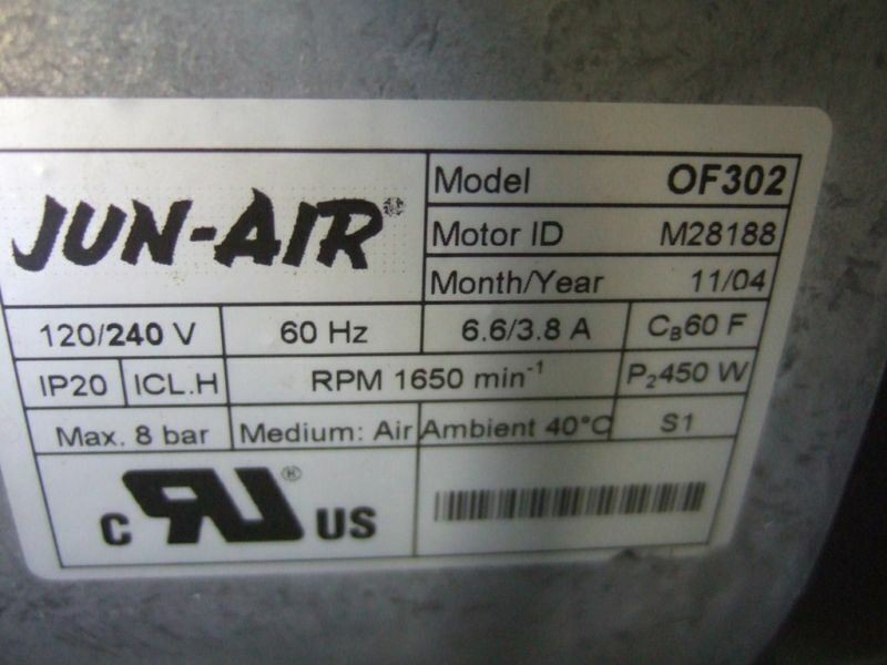 JUN-AIR CustomAir Model CA-823-D Dental Air Compressor Dual Head OF302 Oil Free gallery
