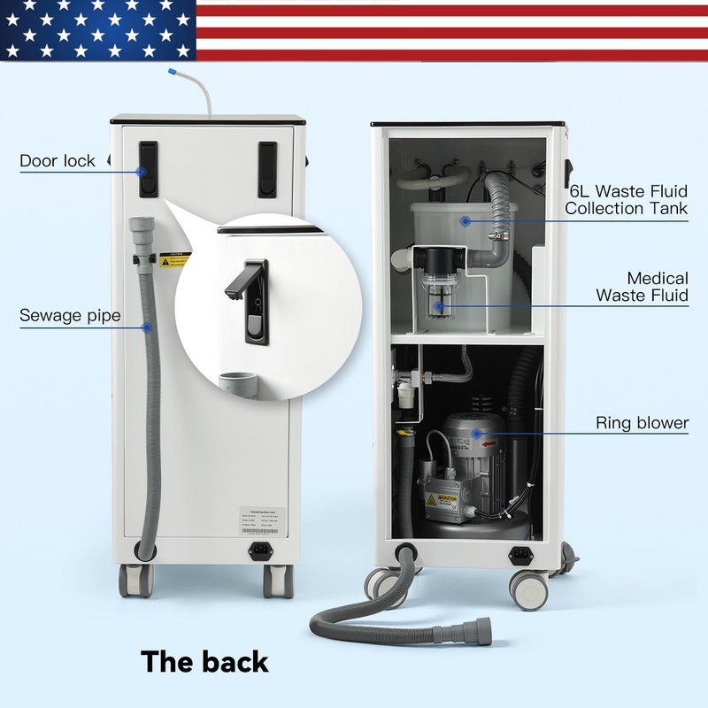 Portable Dental Mobile Suction System Vacuum Pump with Strong Suction /Chair gallery