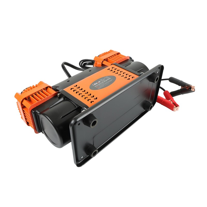 12V Heavy Duty Dual Cylinder Air Compressor Pump for RV Truck ATV SUV gallery
