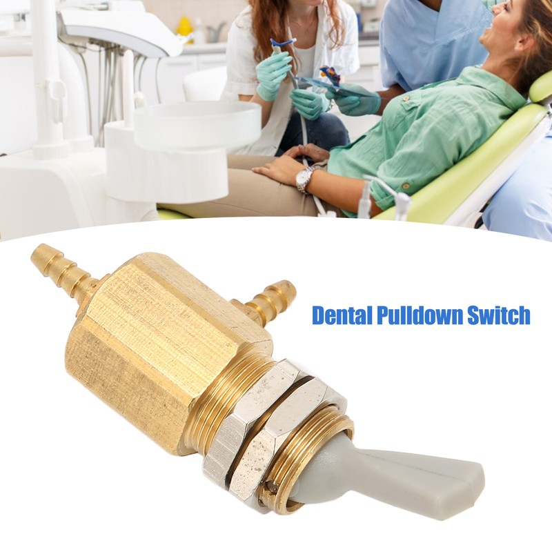 3MM Metal Dental Pulldown Switch Valve Toggle for Dental Chair Unit Water WT gallery
