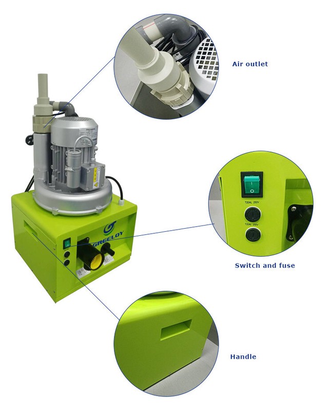 1100W Dental Suction Unit Vacuum Pump for 2-3 Dental Chairs Greeloy GS-02 gallery