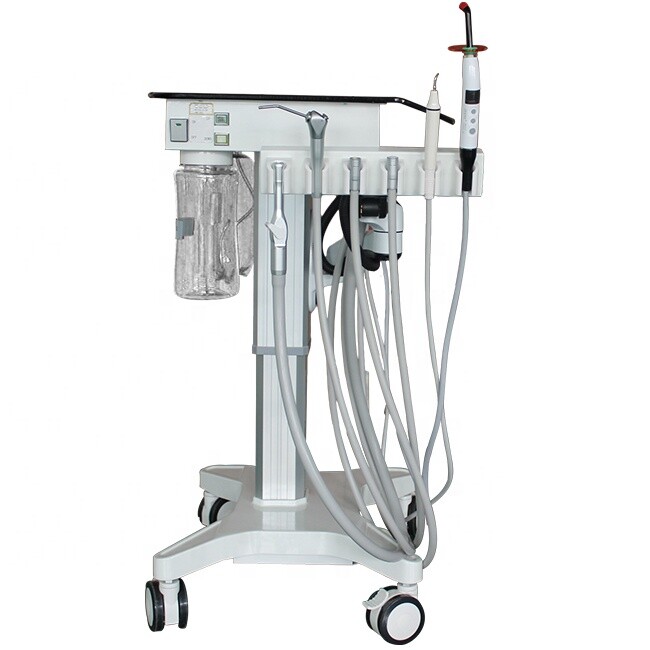 Mobile Dental Delivery Cart Unit GU-P302S with Silent Oil Free Air Compressor 4H gallery