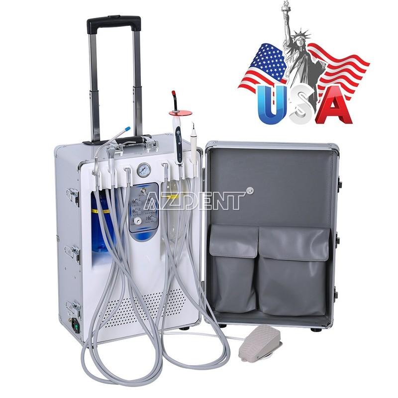 Mobile Delivery Unit Turbine Cart Air Compressor /Portable Dental Suction System gallery