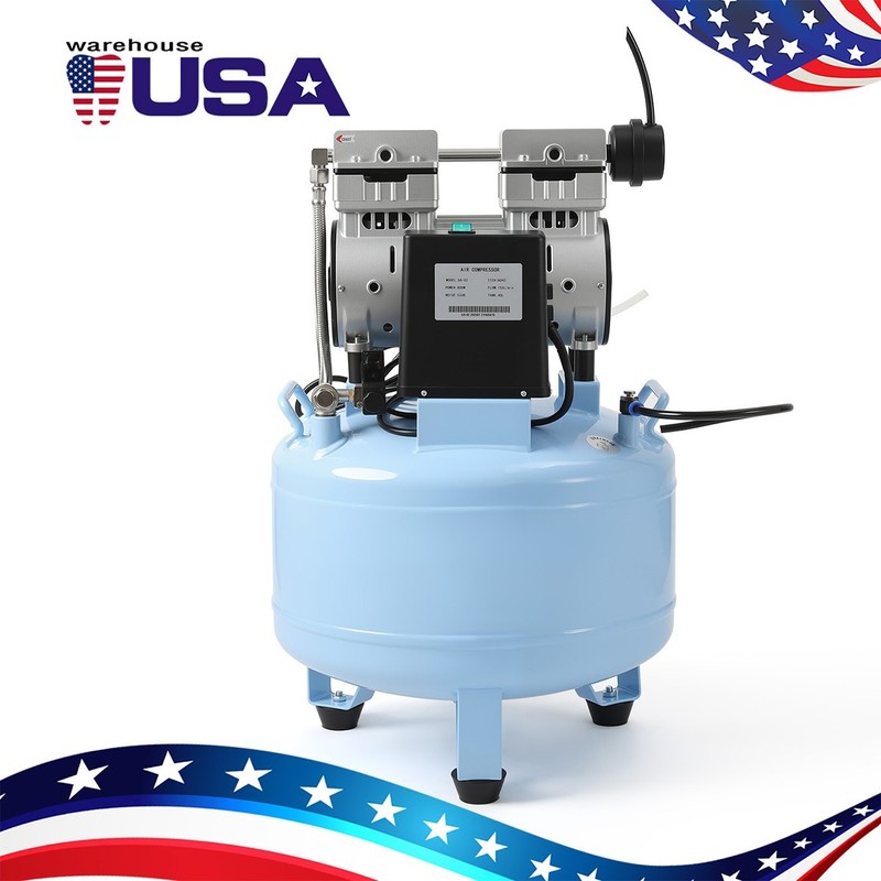Dental Suction Unit System Negative Pressure Pump/Silent Oil-Free Air Compressor gallery