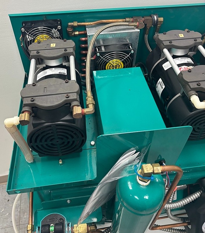 Midmark Apollo "The Rock" Dental Triple Head Oil-less Air Compressor - 5 Users gallery