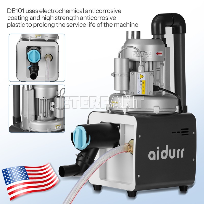 Dental Electric Suction Machine Vacuum System DE101 600L/min Semi-Dry Type