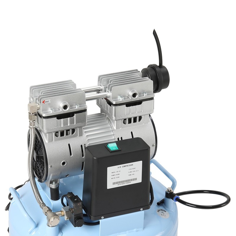 800W Portable 40L Dental Oilless Air Compressor GA02 for Dental Unit Chiar gallery