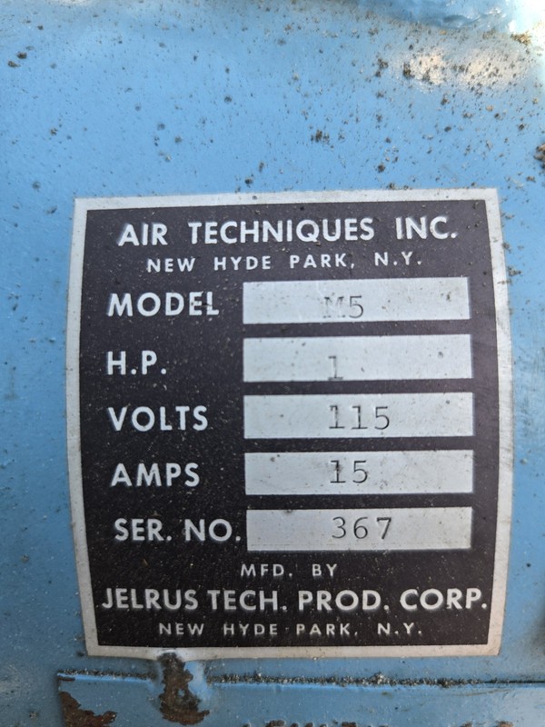 Vintage Air Techniques M5 CompressoDri Oil-Less Dental Compressor Ser #367 WORKS gallery