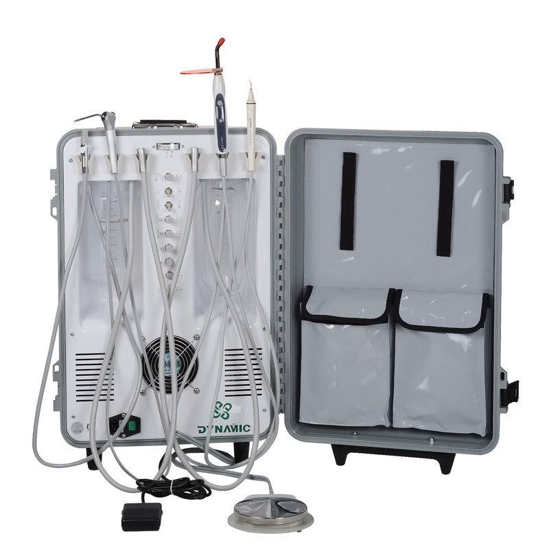 Portable Dental Unit DU893 Built-in Air Compressor Suction For Home Clinic 4H gallery