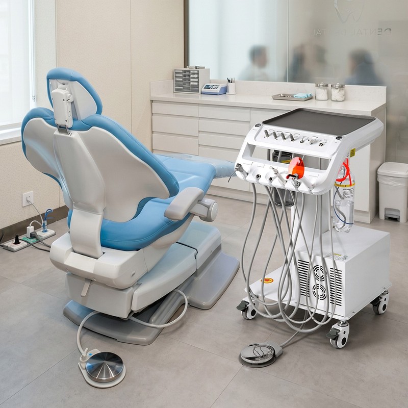 arro de Unidad Dental Portátil: ompresor de Aire + Esaler + Luz de urado LED gallery