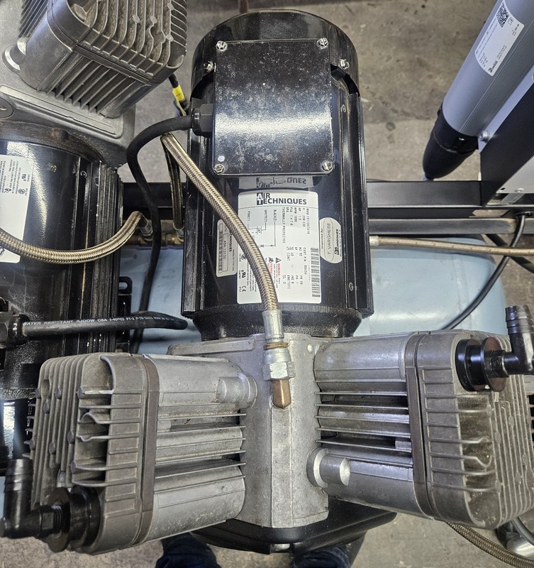 Airstar Dental Compressor Head Motor 2 Cylinders HP AS-50 AS-70 -AS100