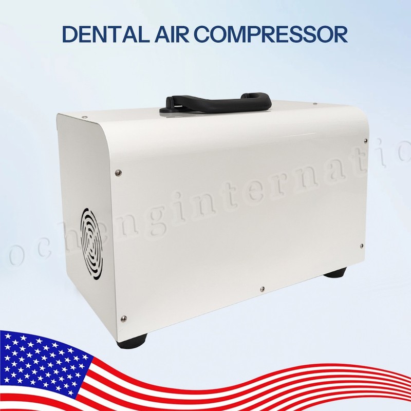600W Mobile Oil-Free Dental Air Compressor for Dental Cart/Chair