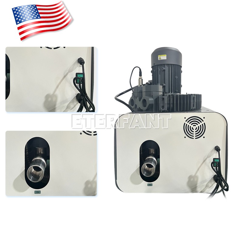 Dental Electric Semi-Dry Type Suction Machine Vacuum System DE106 2200L/min gallery