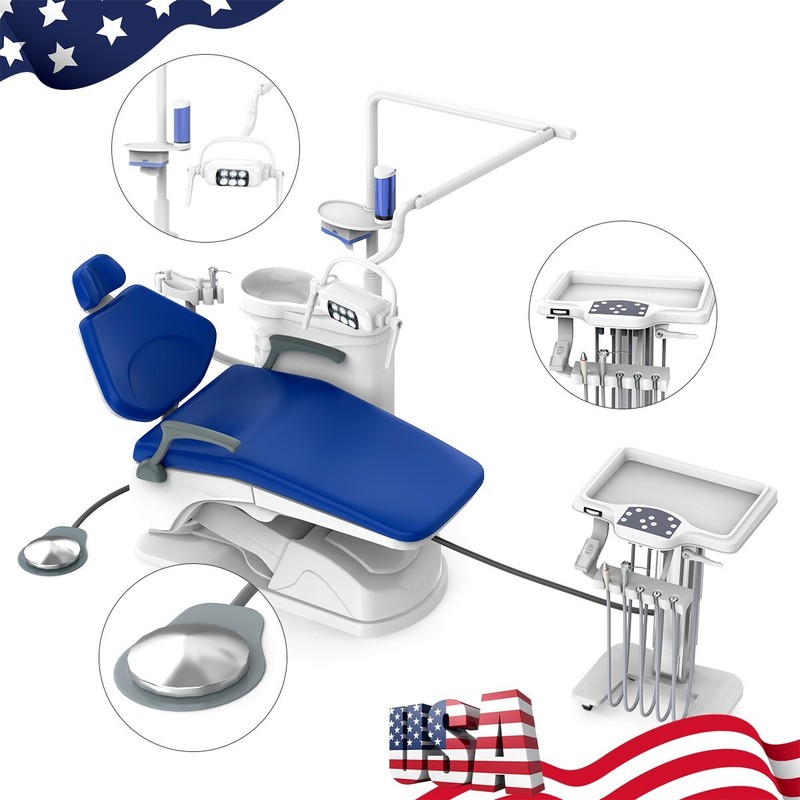 Dental Unit Chair DC Motor /Dental Vacuum Suction Unit/ Oil-Free Air Compressor gallery
