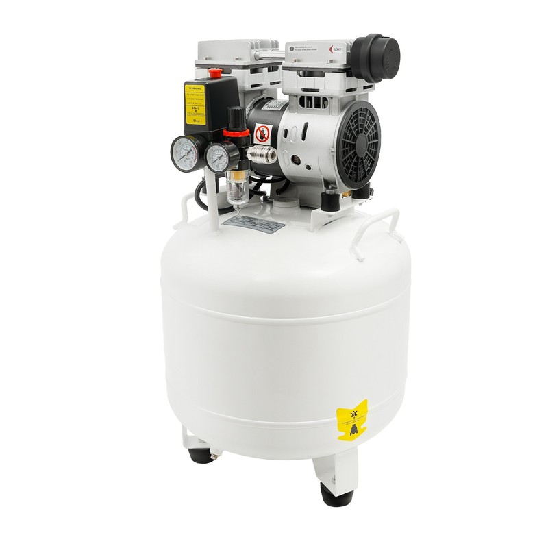 750w Portable Industrial Air Compressor Oil-free Dental Medical Lab Equipment gallery