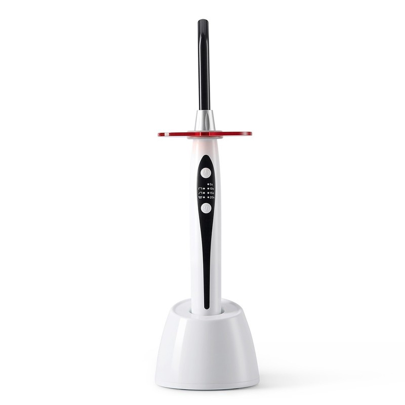 Cordless Dental LED Curing Light Lamp Cure Resin 1500mW/c㎡ FDA