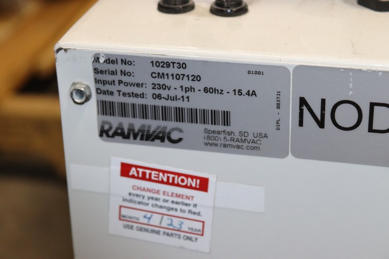 CustomAir RamVac Dental Compressor Model 1029T30  RAM VAC CUSTOM AIR 230V 1PH gallery