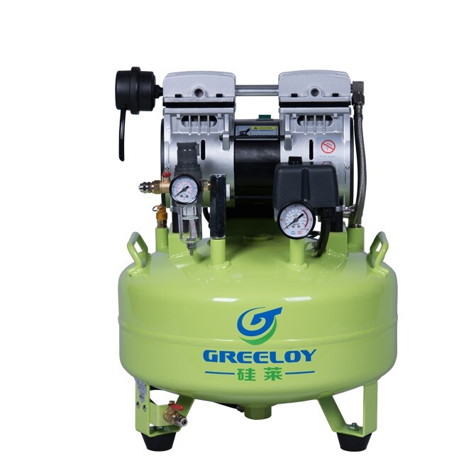 Dental Noiseless Oilless Air Compressor 24L Tank 600W One for 1 Dental Chair US