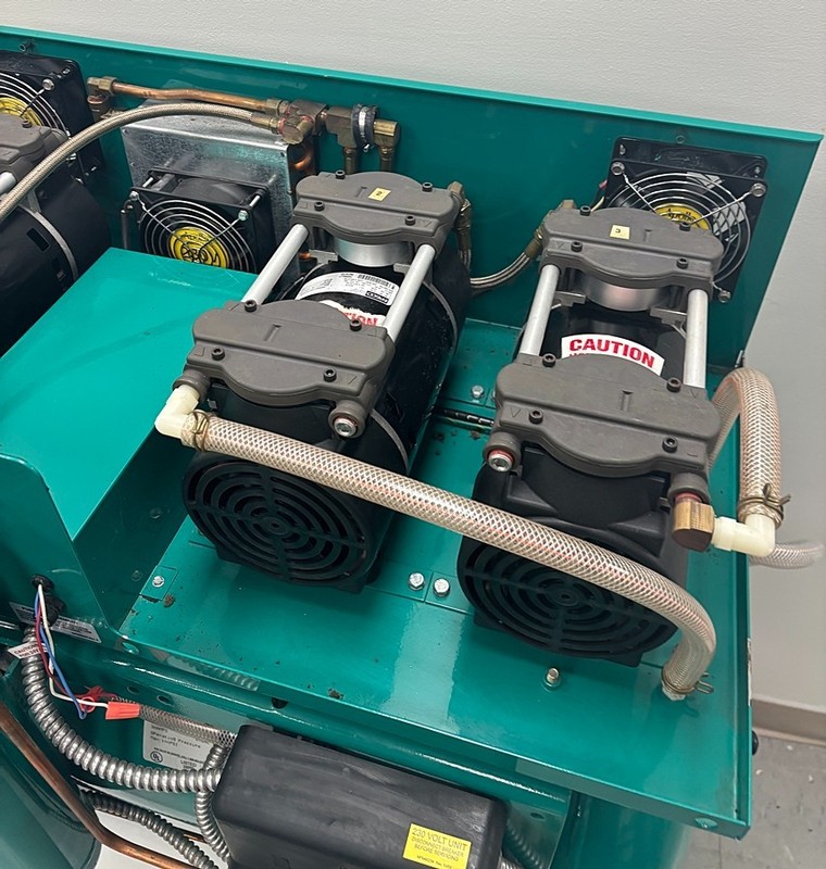 Midmark Apollo "The Rock" Dental Triple Head Oil-less Air Compressor - 5 Users gallery