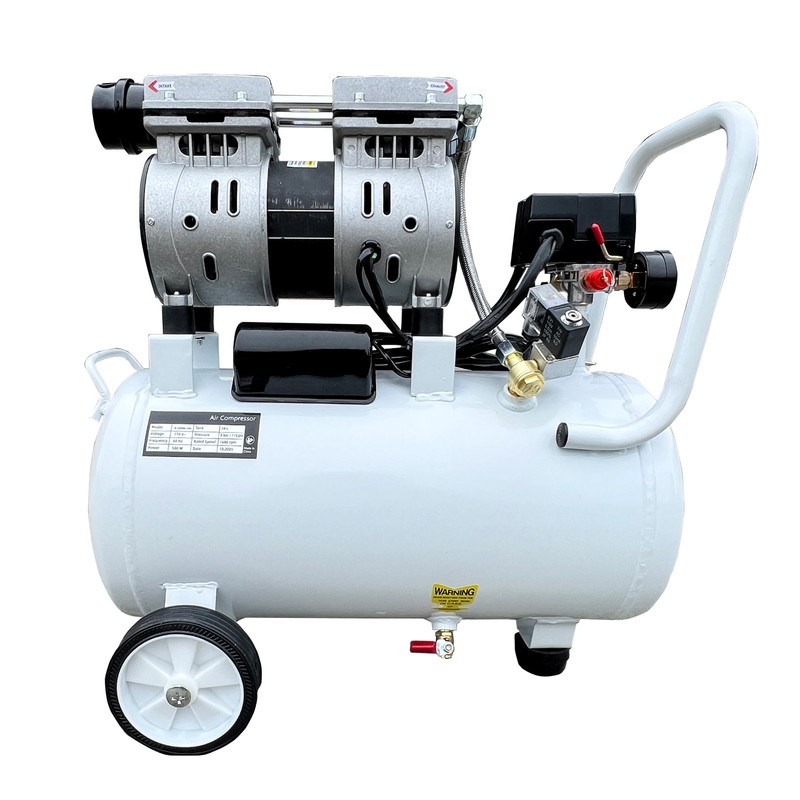 550W 24L Portable Dental Medical Air Compressor Oil Free Tank for Dental Use gallery