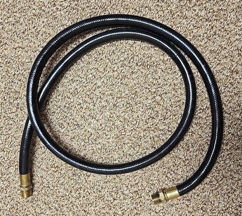Midmark 002-10528-00 45″ Compressor Hose 1/2″ X 1/2″ MPT Ends. OLD #6591-7700