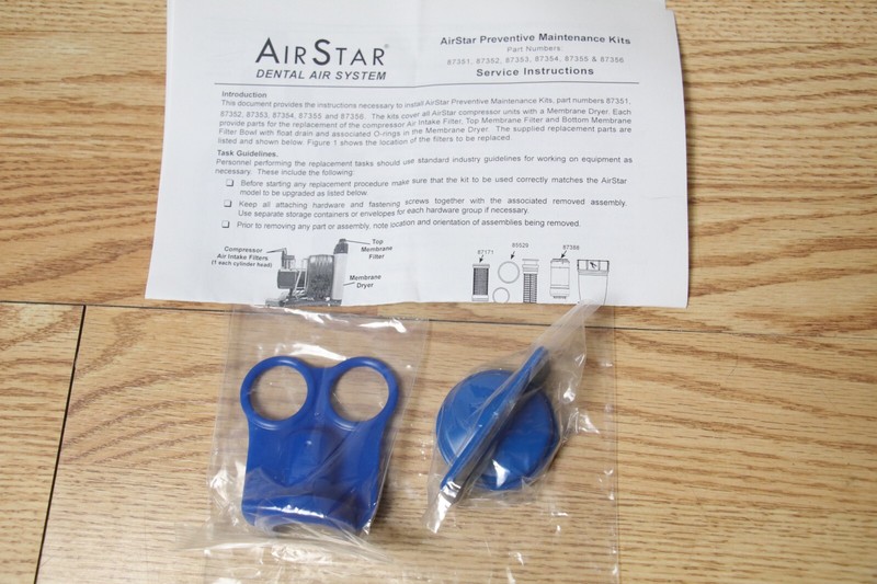 Air Techniques Dental Air Star Maintenance kit - Parts Only! gallery