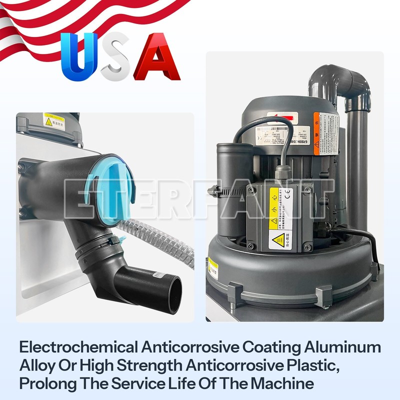 Dental Suction Machine Vacuum System/Silent Oil-Free Air Compressor Portable 25L gallery