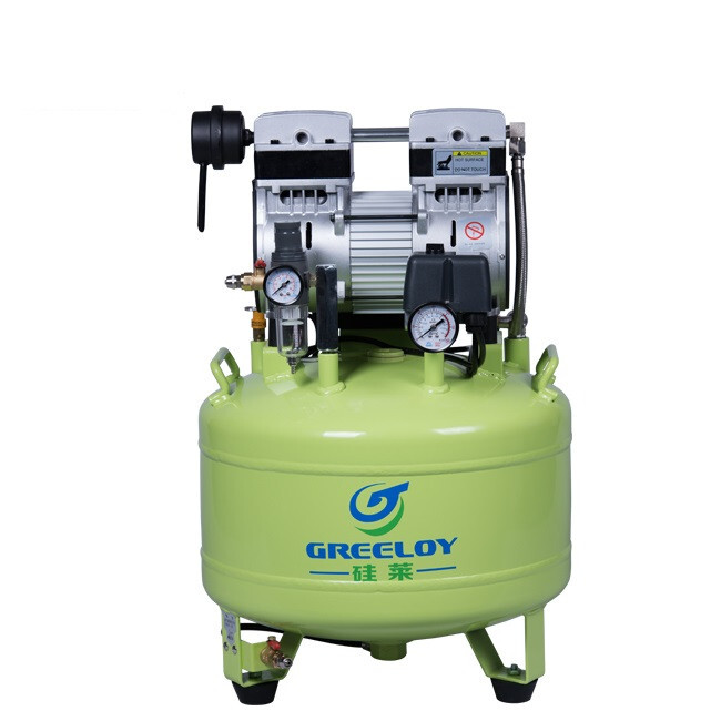40L Low Noise Silent Oil Free Air Compressor GA-81 One for Two Dental Chair US gallery