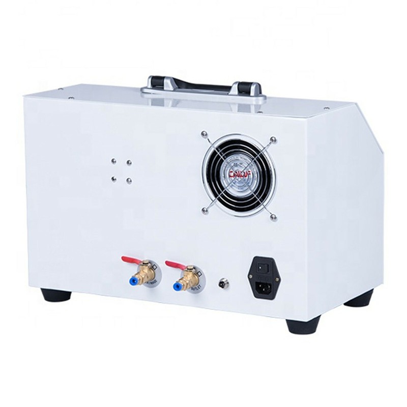 Dental Unit Cart with Curing Light Scaler GU-P302+GUP300 Oil Free Air Compressor gallery