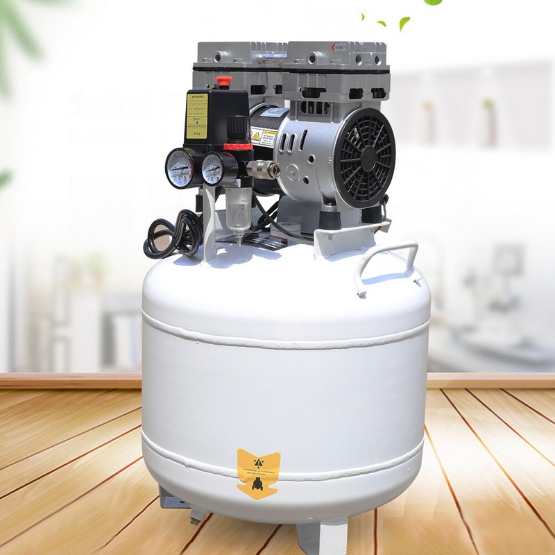 40L Dental Medical Air Compressor Silent Air Compressor Oilless 115PSI gallery