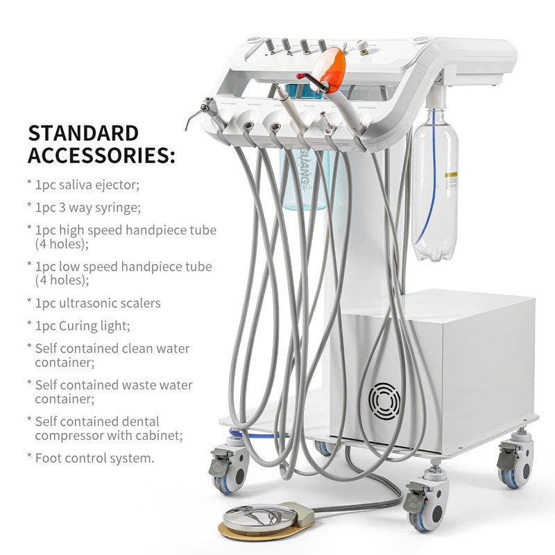 Portable Dental Delivery Unit Compressor/LED Implant motor quirúrgico/Autoclave gallery