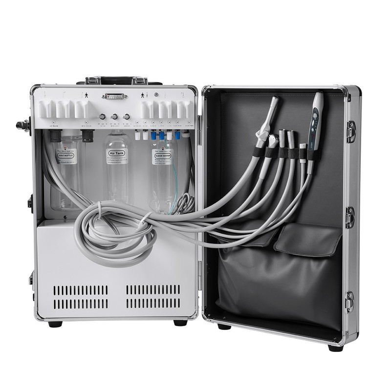 Portable Dental Delivery Unit Air Compressor Strong suction for dear friend gallery