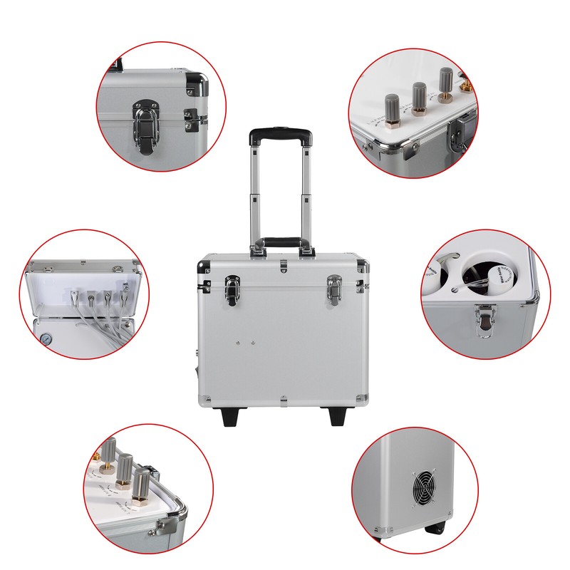 G12-A 550W Portable Air Compressor Turbine Unit WithThree way Syringe 4H USA