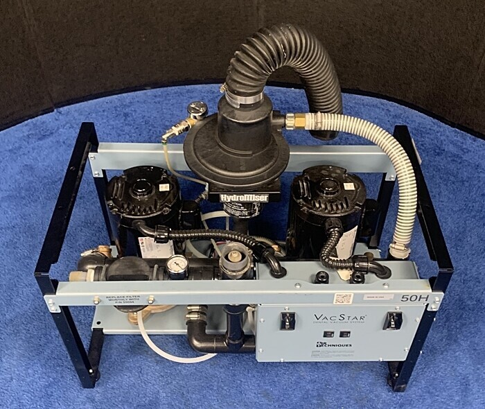 Air Techniques VacStar 50H Dental Dual Head Vacuum System w/ HydroMiser (4 User) gallery