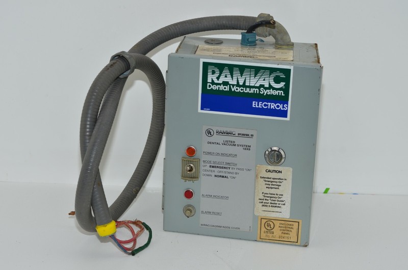 RAMVAC POWER UNIT DENTAL SUCTION PUMP 655,922 208-230V 8.6AMP 60HZ 1.0HP