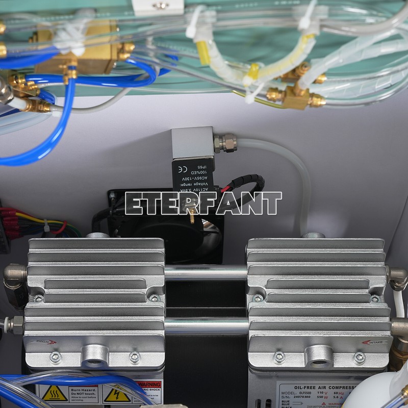 Dental Portable Delivery Unit Air Compressor Suction System 4 Holes BD-402 US gallery