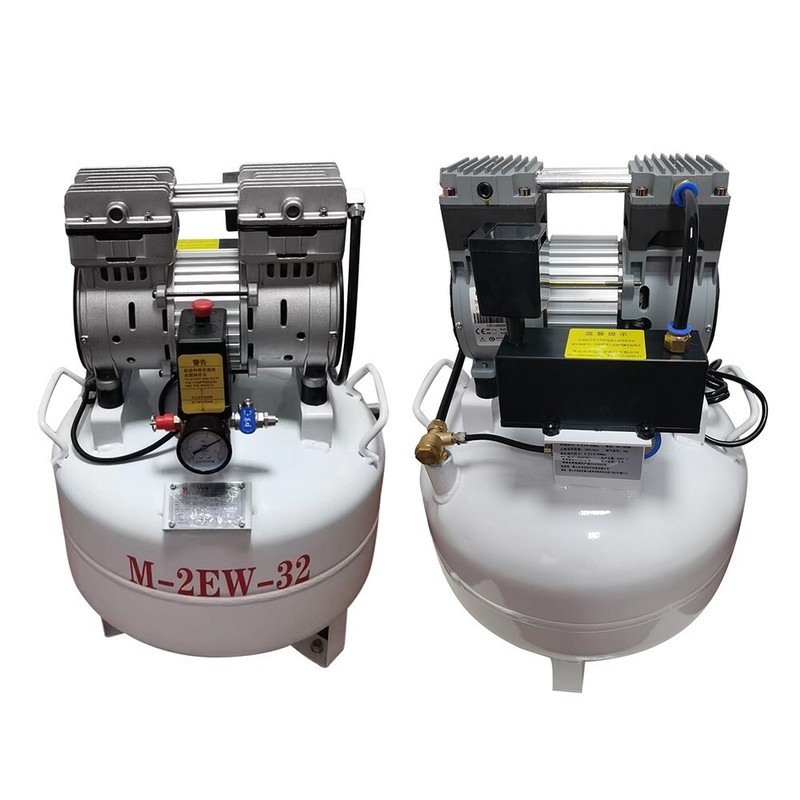 840W Portable Dental Oil Free Silent Air Compressor Machine for 2 Dental Chair gallery