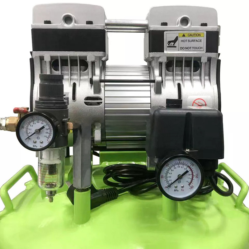 Dental Silent Oil Free Oilless Air Compressor 40L Tank 800w 155L/min GA-81 US gallery