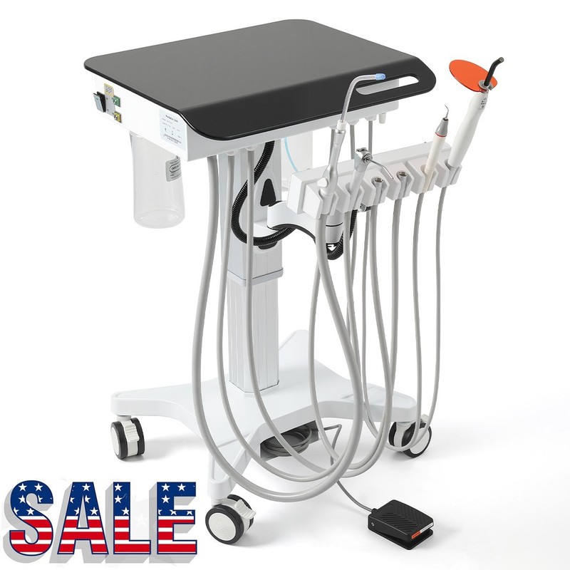 Dental Mobile Delivery Unit Cart System/ Portable Silent Air Compressor 40L