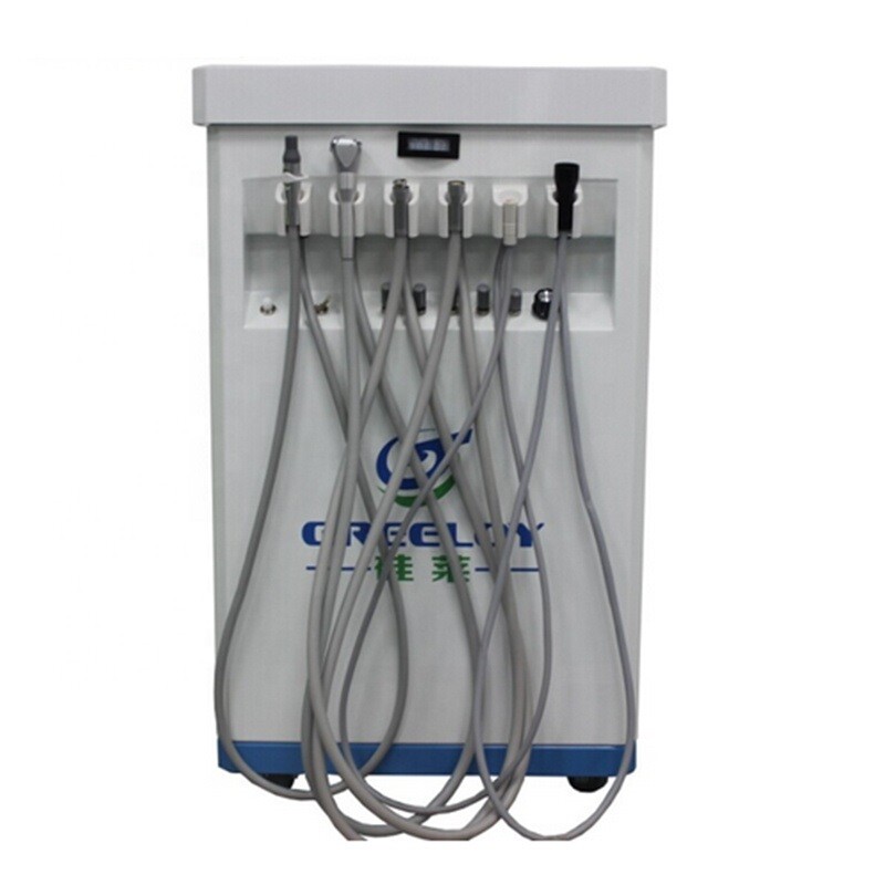 Dental Portable Treatment Unit Air Compressor GU-P209+Scaler LED Curing Light 2H gallery