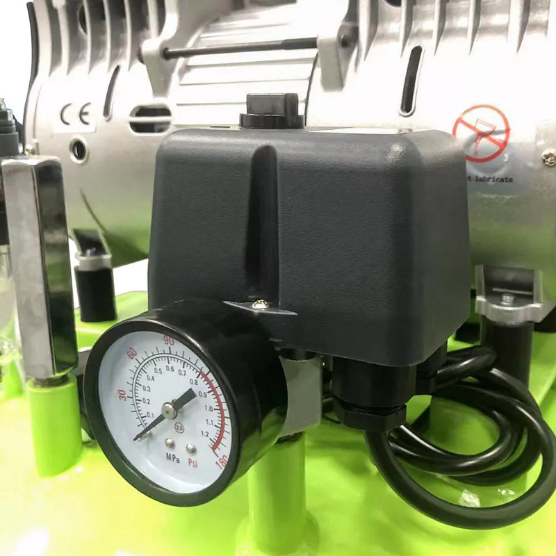 Dental Silent Oil Free Oilless Air Compressor 40L Tank 800w 155L/min GA-81 US gallery