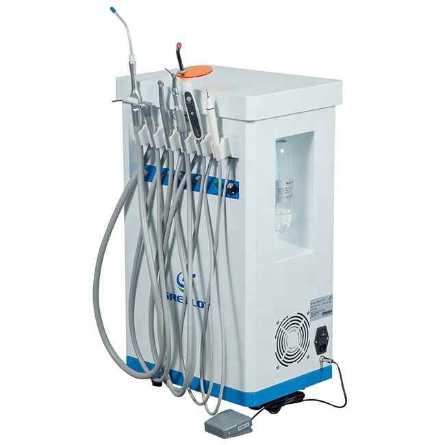 Dental Portable Treatment Unit Air Compressor GU-P209+Scaler LED Curing Light 2H gallery