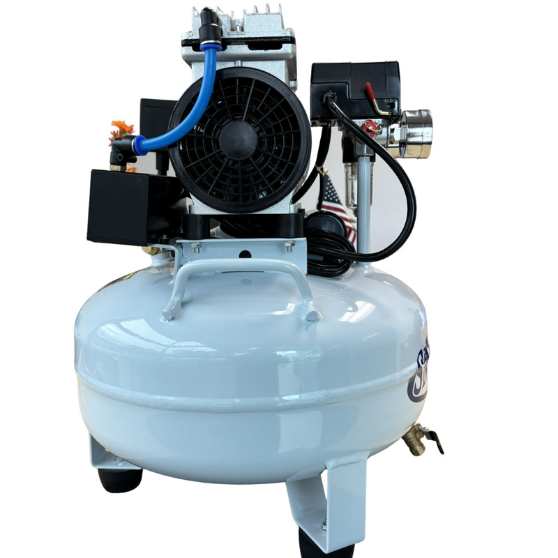 New Ultra Quiet Medical Dental Oil Free Air Compressor 110v gallery