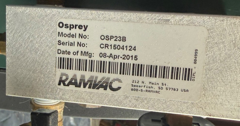 RamVac Osprey OSP23B Dental AirCompressor - Dual Gast OF1201 Pumps - 230V gallery