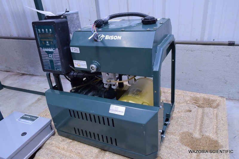 RAMVAC BISON 5 818E 1050 3 DENTAL VACUUM PUMP WITH UTILITY CONTROL BOX 601597 gallery