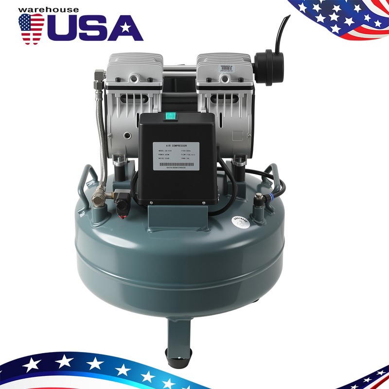 20L/40L Silent Oil-Free Air Compressor for Dental Use DUAL-PRESSURE Medical Pump gallery