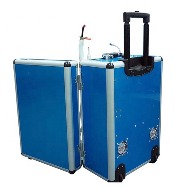 2H Multi-function Portable Dental Unit with Air Compressor+Curing Light GU-P206 gallery